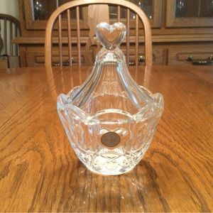 Fifth Avenue Crystal Covered Candy Jar "Cherish"